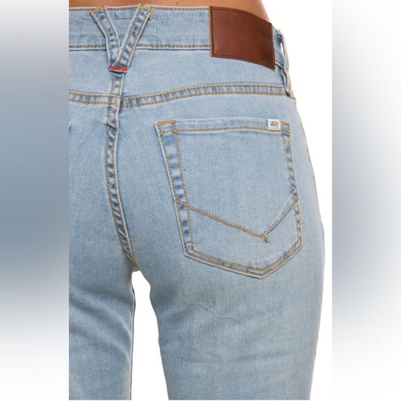 Vans Destroyed Skinny Jeans in Drifter Blue - Picture 4 of 9